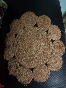 Handwoven Jute table Mat