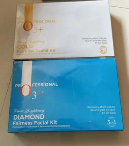2 Professional O3+ Facial Kit (Gold & Diamond