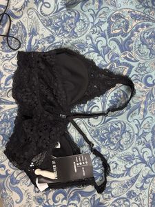 Elegant Black Lace Bralette