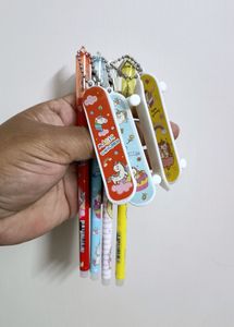 Unicorn Scating Design 4Pcs  Pens