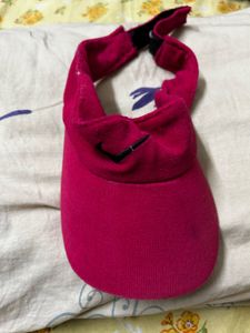 Stylish Pink Visor Hat