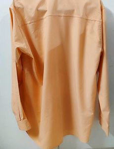 Men's Classic Peach Long Sleeve Shirt