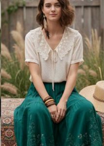 Lace Collar Blouse