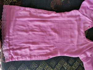 Pakistani Beautiful Lavender Kurta Set