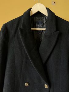 Elegant Black Trench Coat