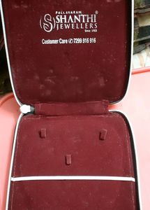 Golden Velvet Jewelry Box
