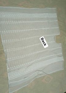Elegant White Chikankari Kaftan