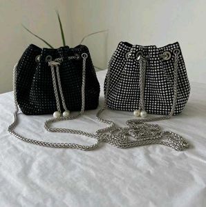 Brand new Embellished Black Potli Bag