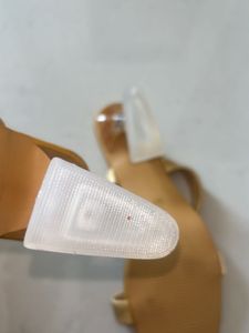 Gold Heeled Sandals