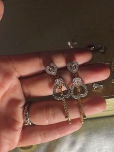 American daimond Earrings Set of 3