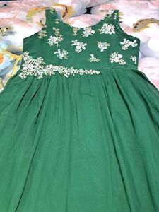 Green Party Gown