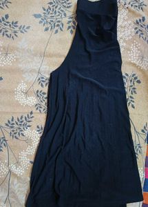 Flowy Wide-Leg Black Plazo