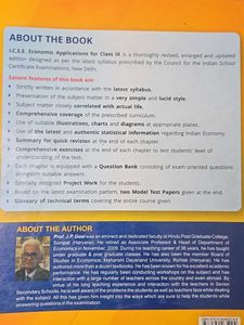 I.C.S.E. Economic Applications Book