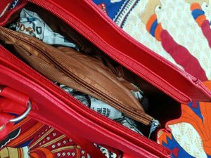 Chic Red Handbag