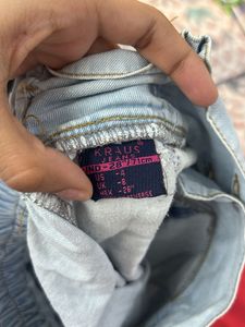 Light Wash Denim Shorts