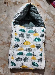 Cute Cloud Print Baby Sleeping Bag