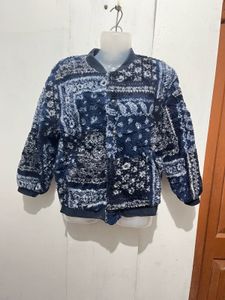 Cozy Printed Bomber Jacket