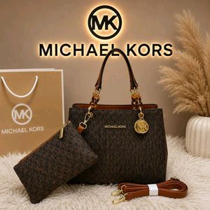 MICHAEL KORS PREMIUM QUALITY HANDBAG WITH MK KEYCH
