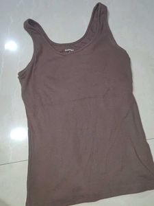 Comfortable Brown Tank Top