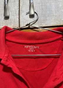 Red Baseball Long Sleeve Shirt