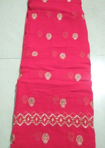 Beautiful Hot Red Saaree ❤️🔥.                                 Beautifully Embroidery Saree Full Work On Saree. Perfect For Wedding Functions Beautiful Red Colour