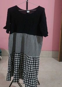 Black & White Gingham Dress