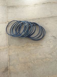 Ombre Set of Blue Bangles
