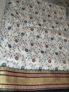 Elegant Floral Print Saree