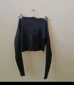 Off-Shoulder Ribbed Crop Top
