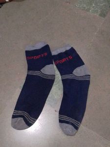 Blue Sports Socks