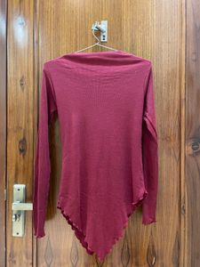 Chic Ruched Long Sleeve Top