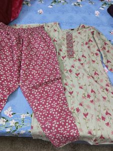 Brand New Floral Print Kurta Set
