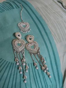 Elegant Heart Design Jewellery Set