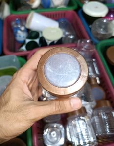 3 piece Plastic Storage Jar 500gm