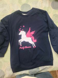 Cute Unicorn Graphic Sweatshirt for 6-8 years girl