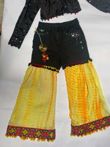 Navratri garba designer Pants shirt mirror