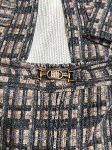 Chic Plaid Blazer Jacket