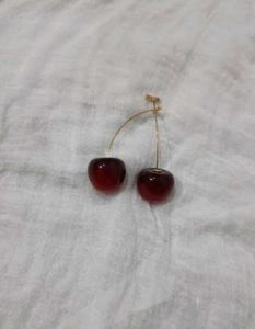 Cute Cherry Drop Earrings