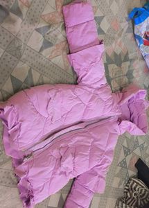 lavender colour winter jacket