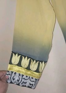 Embroidered Ombre Kurta