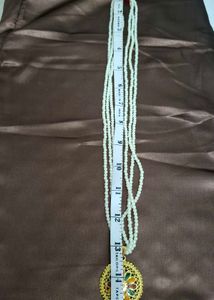 Handmade Elegant Seed Pearl &amp; Enamel Necklace