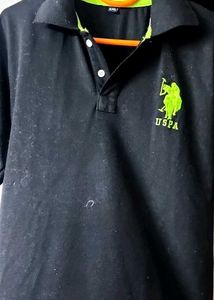 US Polo Assn Black T-Shirt