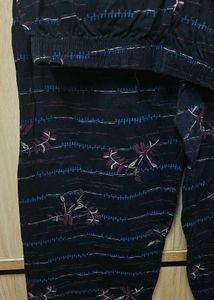 Floral Print Pajama Bottoms