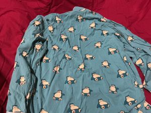 Cute Snorlax Pajama Top