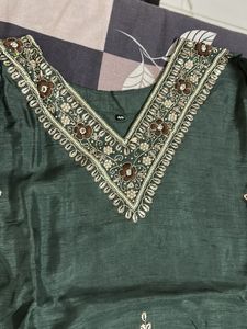 Party wear Silk kurta with dupatta
