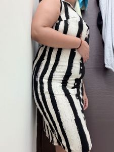 Stylish Sleeveless Striped Dress