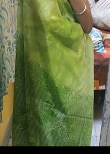 satin glossy Saree