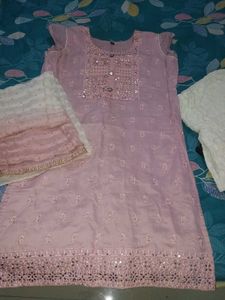 straight kurti set
