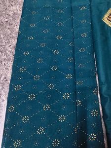 Elegant Teal Embroidered Kurta Set