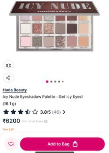 Huda Beauty Icy Nude Eyeshadow Palette